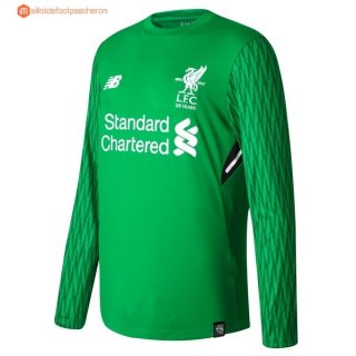 Maillot Liverpool Domicile ML Gardien 2017 2018 Pas Cher Maillot Liverpool Domicile ML Gardien 2017 2018 Pas Cher