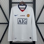 Maillot M-U Exterieur Retro Champions League ML 2008-2009