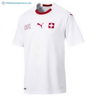 Maillot Suisse Exterieur 2018 Blanc Pas Cher