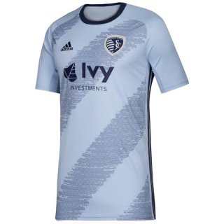 Maillot Sporting Kansas City Domicile 2019 2020 Bleu Pas Cher