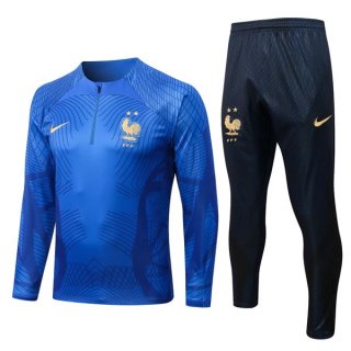 Survetement Training France 2023 Bleu 4 Survetement Training France 2023 Bleu 4