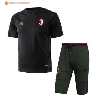 Entrainement Milan Ensemble Complet 2017 2018 Noir Vert Pas Cher Entrainement Milan Ensemble Complet 2017 2018 Noir Vert Pas Cher