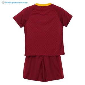 Maillot AS Roma Domicile Enfant 2018 2019 Rouge Pas Cher