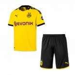 Maillot Borussia Dortmund Domicile Enfant 2019 2020 Jaune Pas Cher