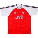 Maillot Arsenal Domicile Retro 1990 1992 Rouge Pas Cher