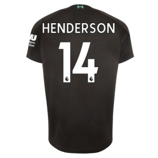 Maillot Liverpool NO.14 Henderson Third 2019 2020 Noir Pas Cher Maillot Liverpool NO.14 Henderson Third 2019 2020 Noir Pas Cher