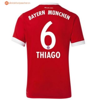 Maillot Bayern Munich Domicile Thiago 2017 2018 Pas Cher Maillot Bayern Munich Domicile Thiago 2017 2018 Pas Cher
