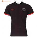 Polo Paris Saint Germain 2017 2018 Noir Orange Pas Cher