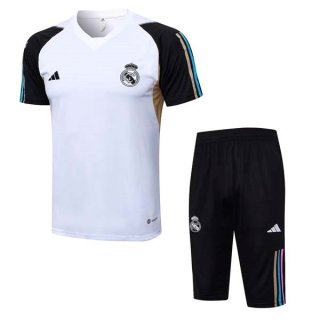 Maillot Entrainement Real Madrid Ensemble Complet 2023 2024 Blanc Maillot Entrainement Real Madrid Ensemble Complet 2023 2024 Blanc