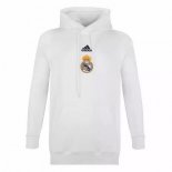 Sweat Shirt Capuche Real Madrid 2020 2021 Blanc Pas Cher