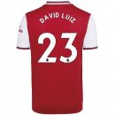 Maillot Arsenal NO.23 David Luiz Domicile 2019 2020 Rouge Pas Cher