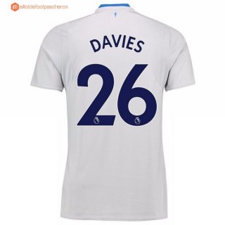 Maillot Everton Exterieur Davies 2017 2018 Pas Cher