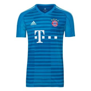 Maillot Bayern Munich Exterieur Gardien 2018 2019 Bleu Pas Cher