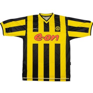 Maillot Borussia Dortmund Domicile Retro 2000 Jaune Pas Cher