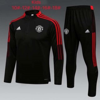 Enfant Training Top Manchester United 2022 Noir Rouge Enfant Training Top Manchester United 2022 Noir Rouge