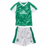 Maillot Werder Bremen Domicile Enfant 2020 2021 Vert Pas Cher