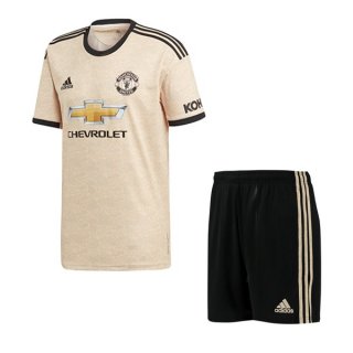 Maillot Manchester United Exterieur Enfant 2019 2020 Orange Pas Cher