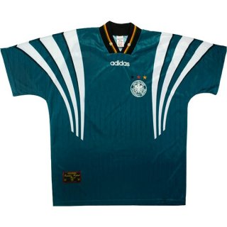 Thailande Maillot Allemagne Exterieur Retro 1996 Vert Pas Cher