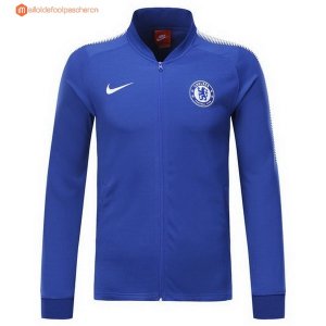 Survetement Chelsea 2017 2018 Bleu Marine Pas Cher