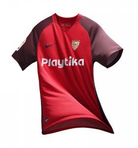 Maillot Sevilla Exterieur 2018 2019 Rouge Pas Cher