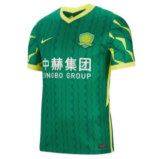 Thailande Maillot Guoan Domicile 2021 2022 Vert Pas Cher