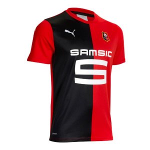 Maillot Stade Rennais Domicile 2019 2020 Noir Rouge Pas Cher