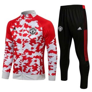 Survetement Manchester United 2022 Rouge Blanc Survetement Manchester United 2022 Rouge Blanc