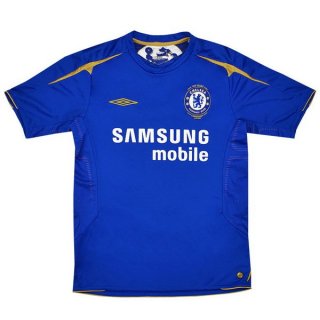 Maillot Chelsea Domicile Retro 2005 2006 Bleu Pas Cher