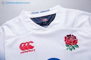 Maillot Rugby Angleterre Domicile 2017 2018 Blanc Pas Cher