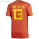 Maillot Belgica Domicile Casteels 2018 Rouge Pas Cher