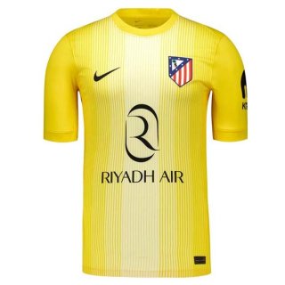 Thailande Maillot Atletico Madrid Gardien 2025-2026 Jaune