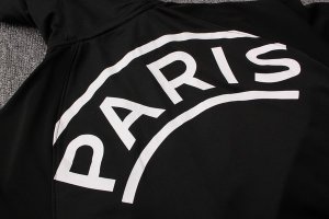 JORDAN Survetement De Laine Paris Saint Germain 2018 2019 Noir Blanc Rouge Pas Cher