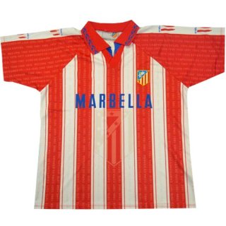 Maillot Atlético de Madrid Domicile Retro 1995 1996 Rouge Pas Cher Maillot Atlético de Madrid Domicile Retro 1995 1996 Rouge Pas Cher