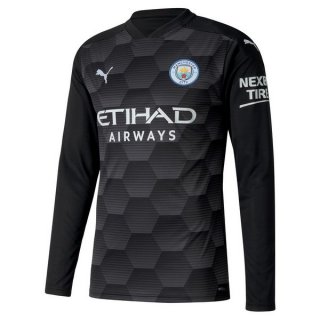 Thailande Maillot Manchester City Domicile ML Gardien 2020 2021 Noir Pas Cher Thailande Maillot Manchester City Domicile ML Gardien 2020 2021 Noir Pas Cher