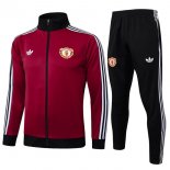 Survetement Manchester United 2025 2026 Rouge