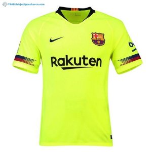 Thailande Maillot Barcelona Exterieur 2018 2019 Vert Pas Cher