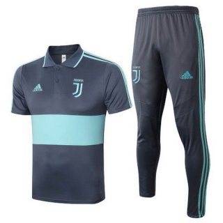 Polo Ensemble Complet Juventus 2020 2021 Gris Vert Pas Cher Polo Ensemble Complet Juventus 2020 2021 Gris Vert Pas Cher