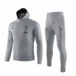 Survetement Liverpool 2019 2020 Gris Pas Cher