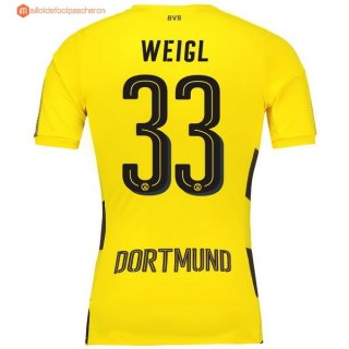 Maillot Borussia Dortmund Domicile Weigl 2017 2018 Pas Cher Maillot Borussia Dortmund Domicile Weigl 2017 2018 Pas Cher