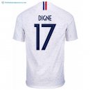 Maillot France Exterieur Digne 2018 Blanc Pas Cher