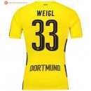 Maillot Borussia Dortmund Domicile Weigl 2017 2018 Pas Cher