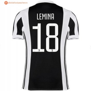 Maillot Juventus Domicile Lemina 2017 2018 Pas Cher