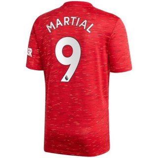 Maillot Manchester United NO.9 Martial Domicile 2020 2021 Rouge Pas Cher Maillot Manchester United NO.9 Martial Domicile 2020 2021 Rouge Pas Cher