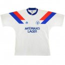 Thailande Maillot Rangers Exterieur Retro 1990 1992 Blanc Pas Cher