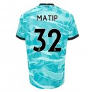 Maillot Liverpool NO.32 Matip Exterieur 2020 2021 Bleu Pas Cher