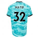 Maillot Liverpool NO.32 Matip Exterieur 2020 2021 Bleu Pas Cher