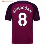 Maillot Manchester City Exterieur Gundogan 2017 2018 Pas Cher