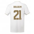 Maillot Real Madrid NO.21 Brahim Domicile 2019 2020 Blanc Pas Cher