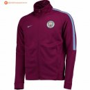 Veste Manchester City 2017 2018 Rouge Marine Pas Cher