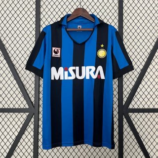 Thailande Maillot Inter Milan Domicile Retro 1990 1991 Thailande Maillot Inter Milan Domicile Retro 1990 1991